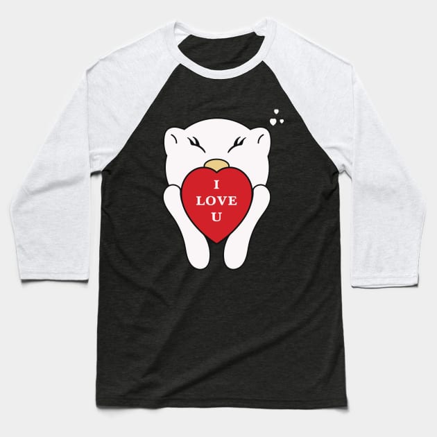 I love you Baseball T-Shirt by EpicMums